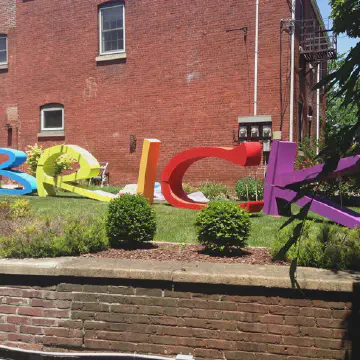 5 Foot EPS Letter Painted with Colored Latex Paint