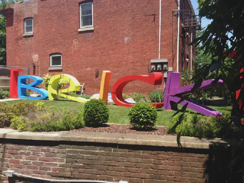 5 Foot EPS Letter Painted With Colored Latex Paint