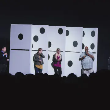 8 Foot Tall Dominos Stage Prop