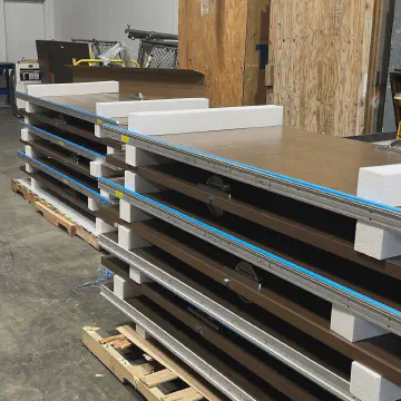 EPS Foam Blocks Used For Stacking Doors