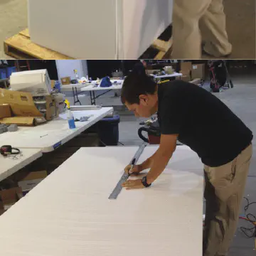 EPS foam panels to protect equipment for LTL shipping