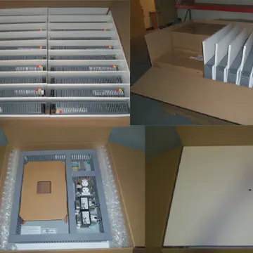 EPS sheets of various sizes to package electric control panels