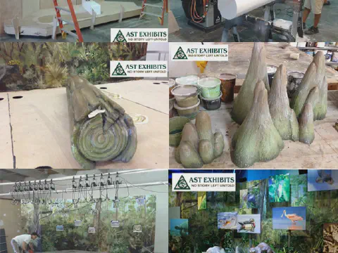 Expanded Polystyrene for Custom Exhibition Booth