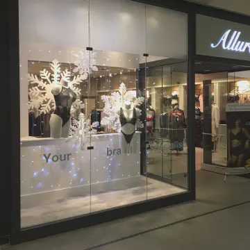 Foam Snowflakes for Window Display.