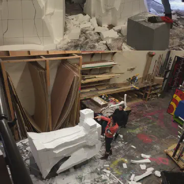 Foam to carve angels for the production