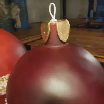 Large Christmas Ornaments from EPS Foam