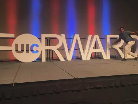 Large Logo Created Using Styrofoam