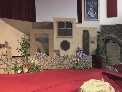 Scenery Props for an Annual Easter Play