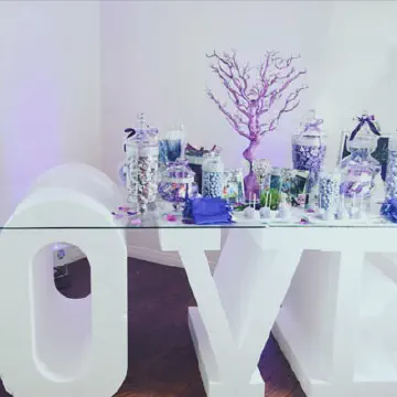 Styrofoam Letter for Wedding