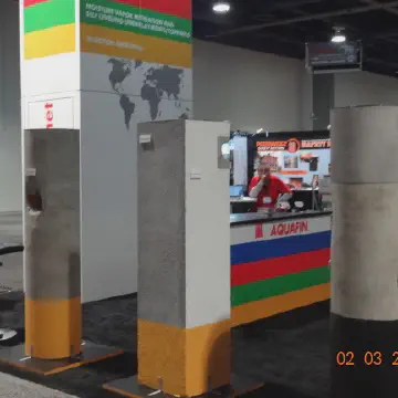 Styrofoam Trade Show Booth