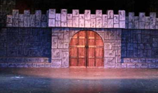 Expanded Polystyrene to build the stage props