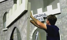 How to build a castle using Styrofoam