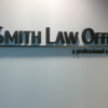 Physical Therapy & Law Office Signs created using Styrofoam