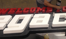 Legacy 3D uses EPS Foam blocks to carve creative props for paintball parks