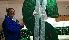 Big dollar sign for parade float