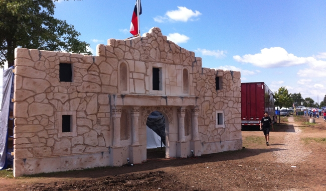 17 Foot Tall Replica of Alamo