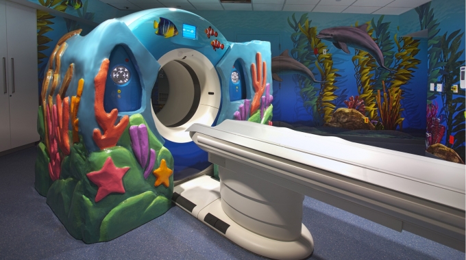 EPS Foam were used to create an outer shell for CT Scan