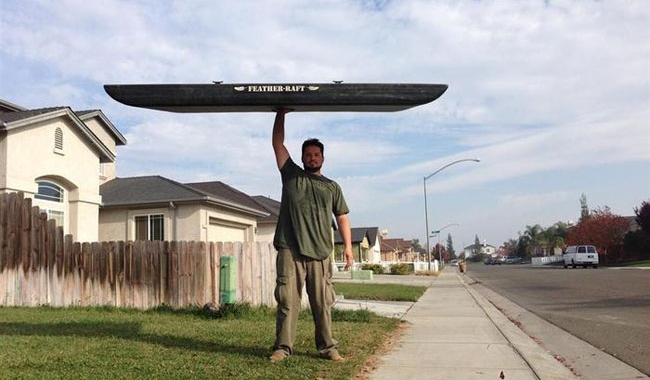 EPS Foam was used to produce light weight rafts