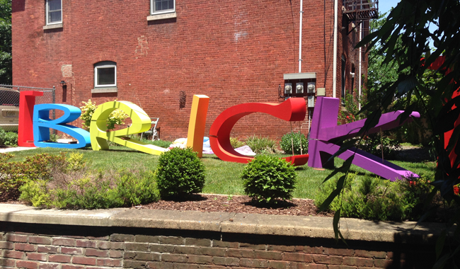 5 Foot EPS Letter Painted with Colored Latex Paint