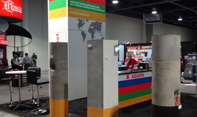 Styrofoam Trade Show Booth