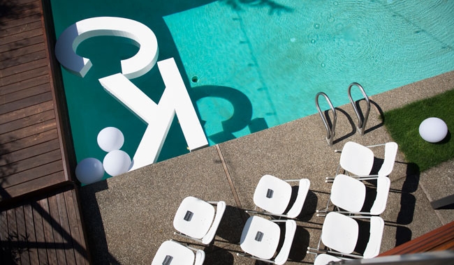 Floating Styrofoam Letters