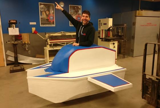 EPS used create aerodynamic flying machine