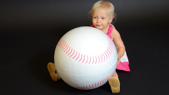 16 Inch Large EPS Foam Baseball