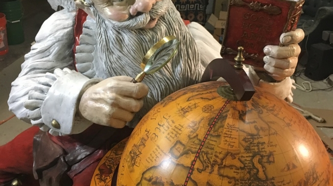 Large Santa Clause Sculpture using EPS Foam