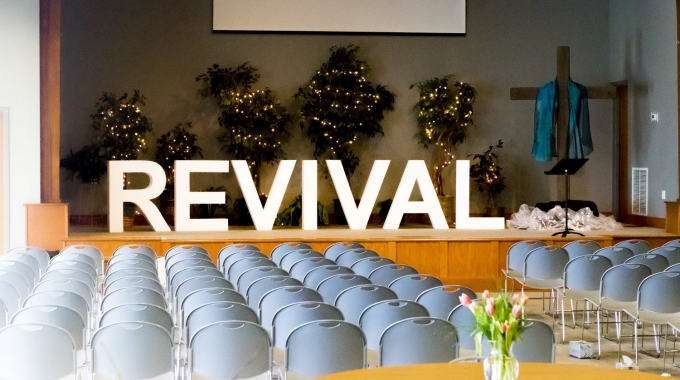 EPS Foam Letters for Church