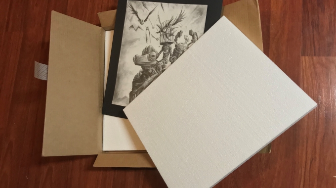 Foam Packaging for Shipping Art Work