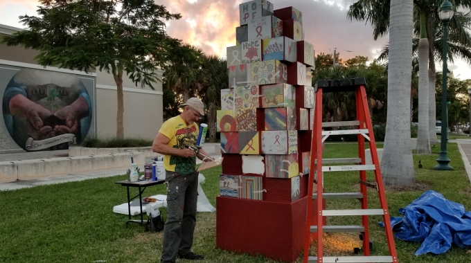 EPS Blocks to Create Art for World Aids Museum