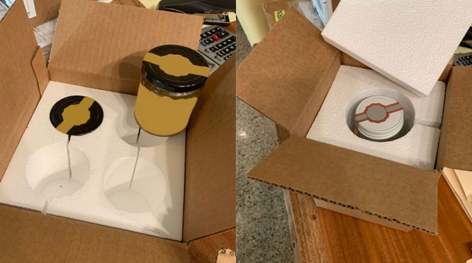 EPS Foam Packaging for Jars & Bottles