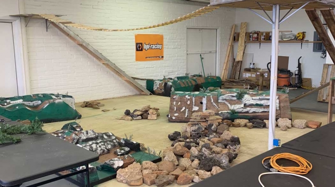 RC Obstacle Course From EPS Foam Blocks