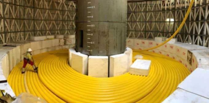 Ethafoam Blocks Used as Packaging for Shipping Umbilicals