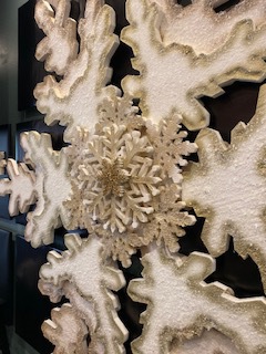 Giant Foam Snowflakes for Church Displays